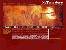 Tablet Screenshot of dieverzauberer.de